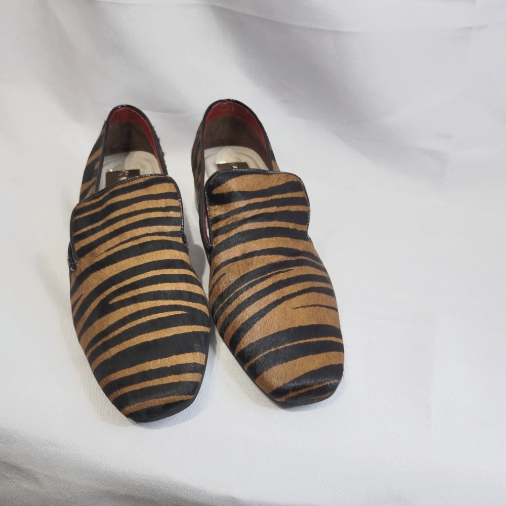 Animal Print Slip-On Loafers